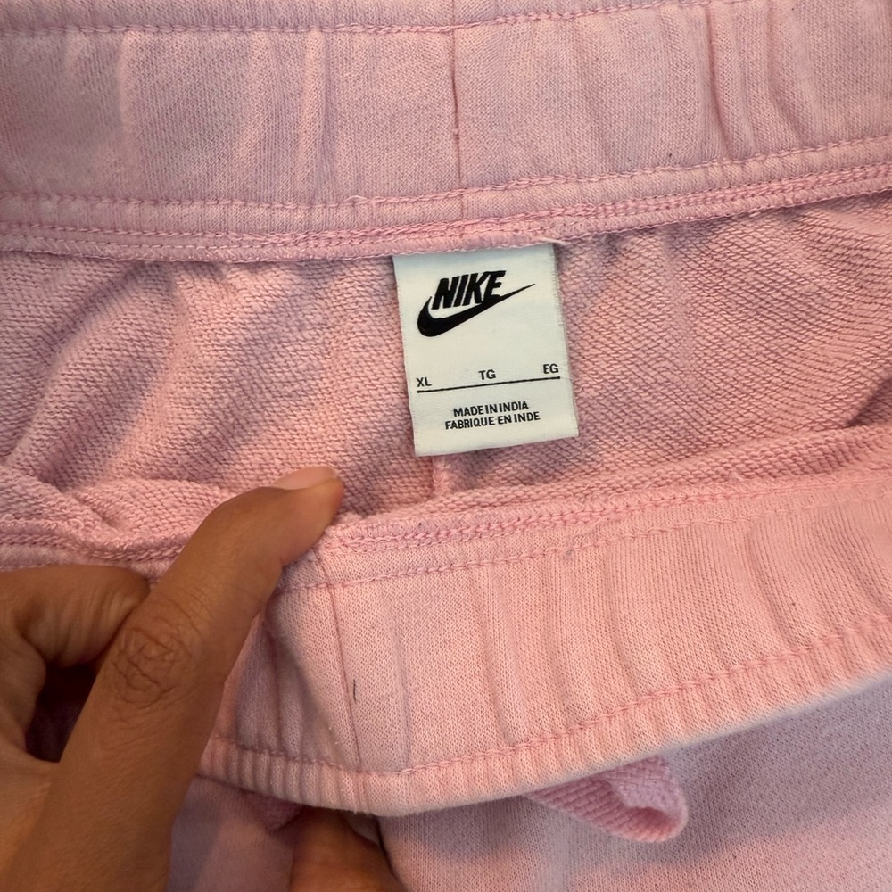 Nike Pink Women's Sweatshirt and Jogger Set - Picture 3 of 11